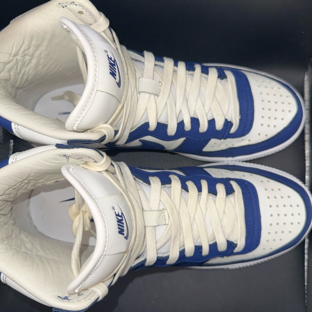 Size 6.5 - Comme des Garçons Homme Plus x Nike Terminator High Navy, FD4159-100 - Picture 6 of 11